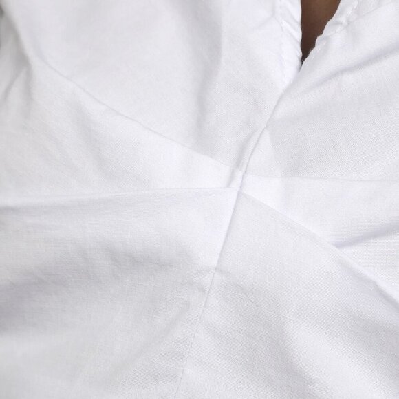 NWT Lulus Perfect Intentions White Puff Sleeve Crop Top (size S) - Picture 4 of 5